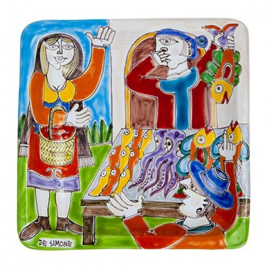 Squared Plate 24x24 DS 34 Fishmonger Squared Plate 24x24 DS 34 Fishmonger